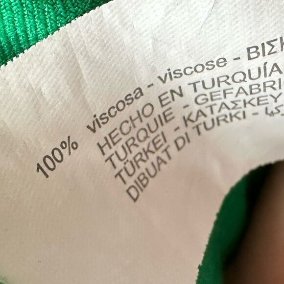 ZARA WRAP SKIRT SIZE‎ M midi side tied slit Green | 7563/246 - Picture 6 of 9